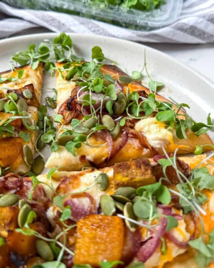 Butternut Squash Pizza (Gluten free option)