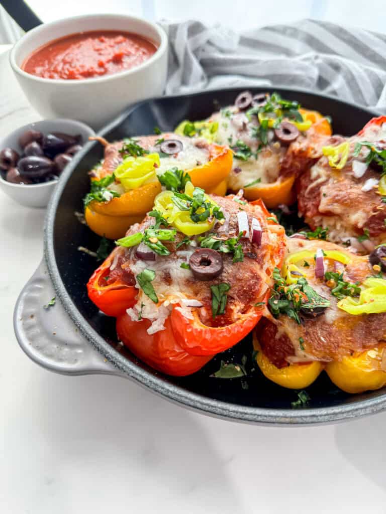 Gluten Free Pizza Stuffed Peppers