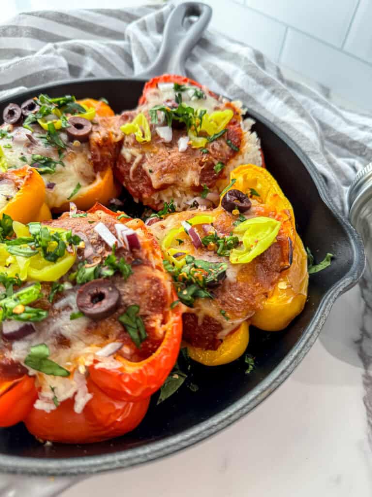 Gluten Free Pizza Stuffed Peppers