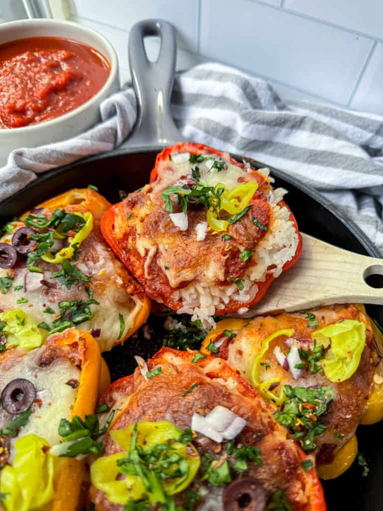 Gluten Free Pizza Stuffed Peppers