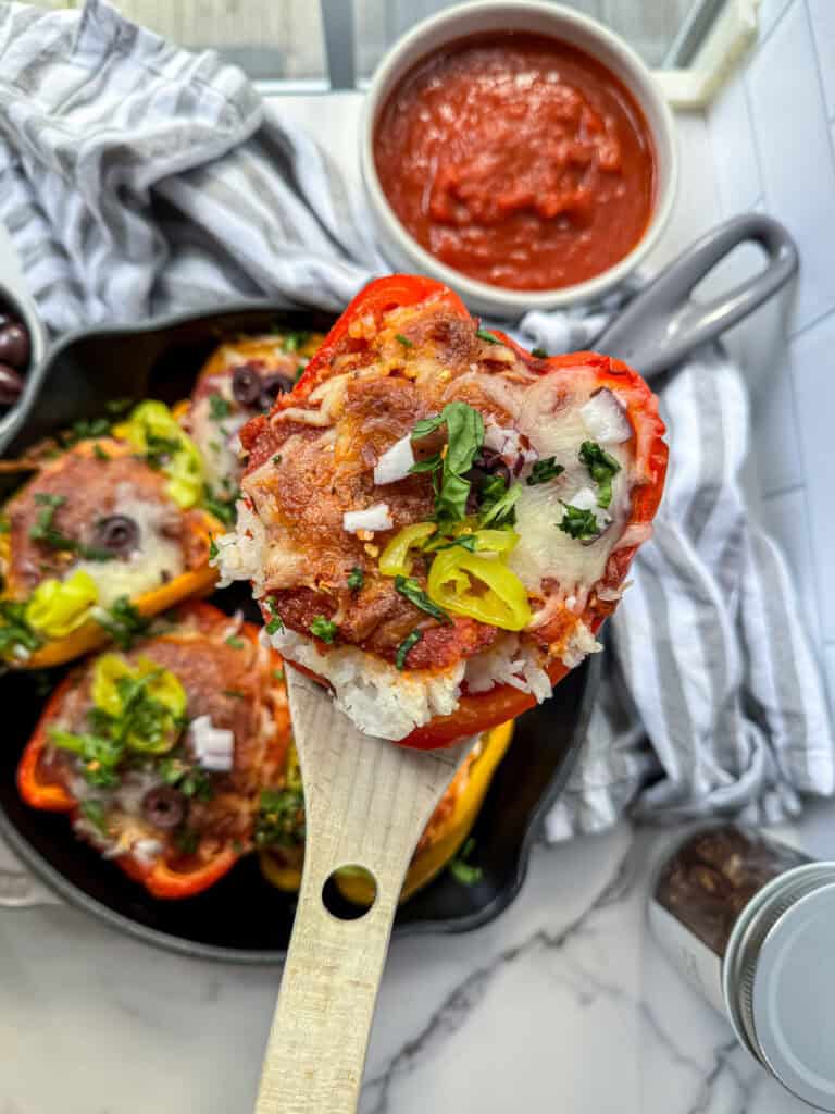 Gluten Free Pizza Stuffed Peppers