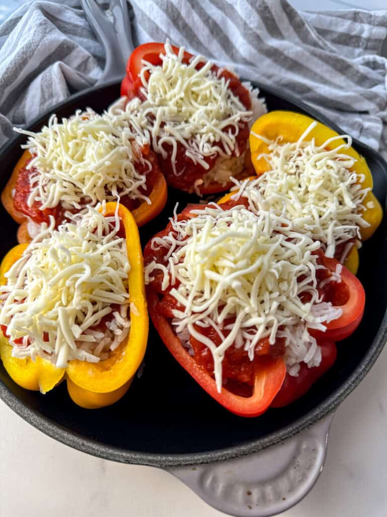 Gluten Free Pizza Stuffed Peppers