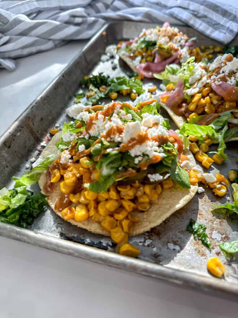 Vegan Tostadas, vegetarian tostadas, gluten free tostadas