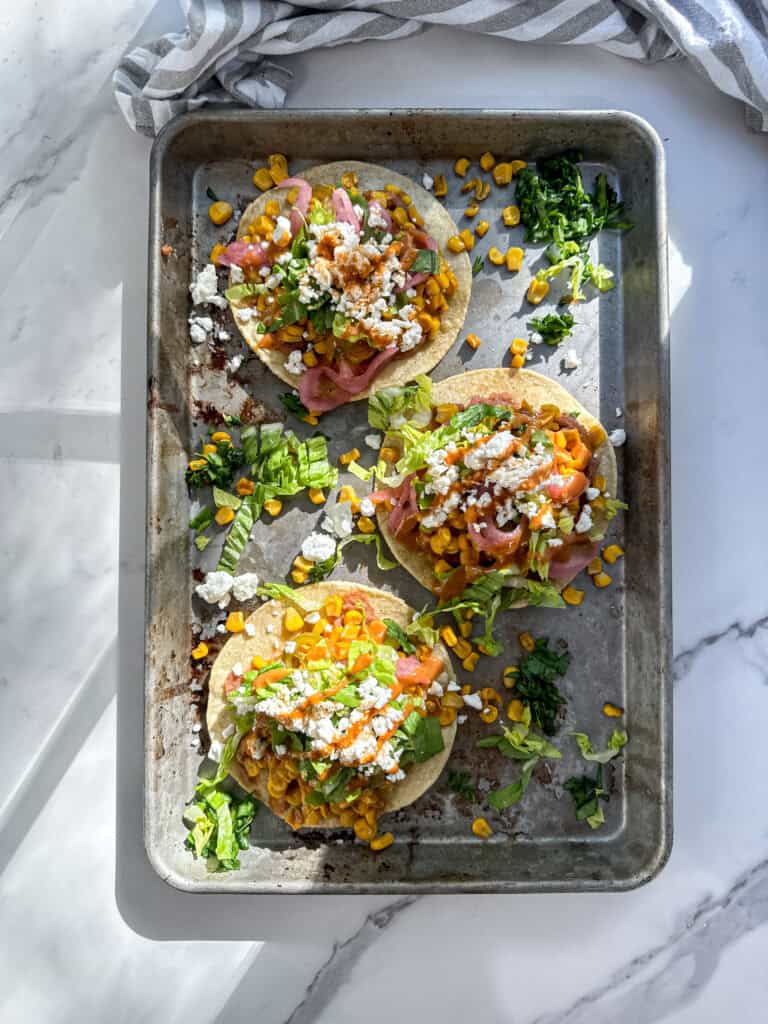 Vegan Tostadas, vegetarian tostadas, gluten free tostadas