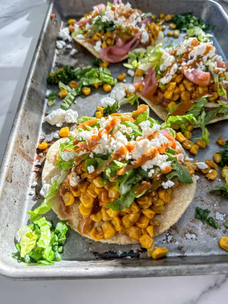 Vegan Tostadas, vegetarian tostadas, gluten free tostadas