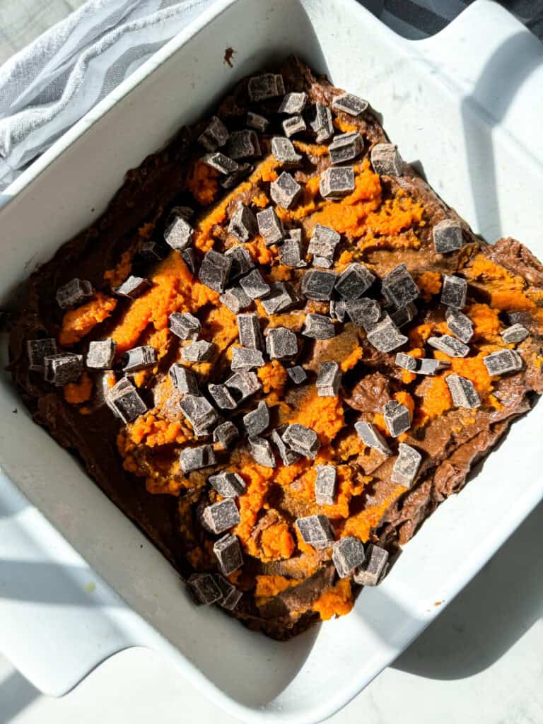 pumpkin brownies, gluten free brownies, pumpkin swirl brownies