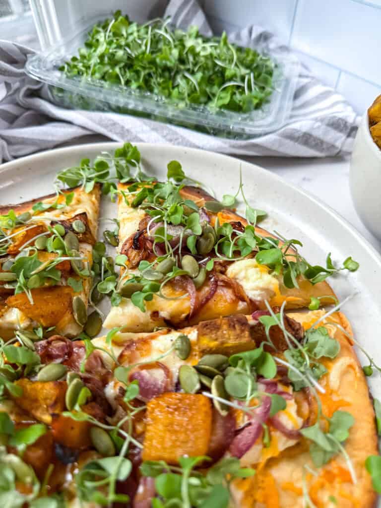 Butternut Squash Pizza (Gluten free option)
