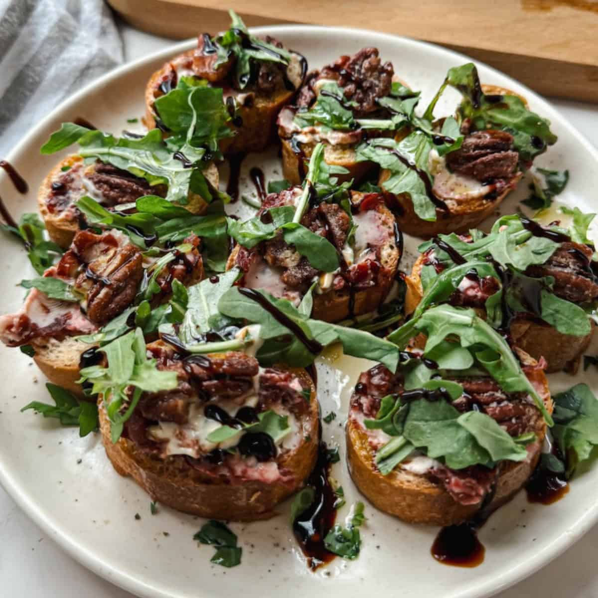 Goat Cheese Crostini Recipe (gluten free)