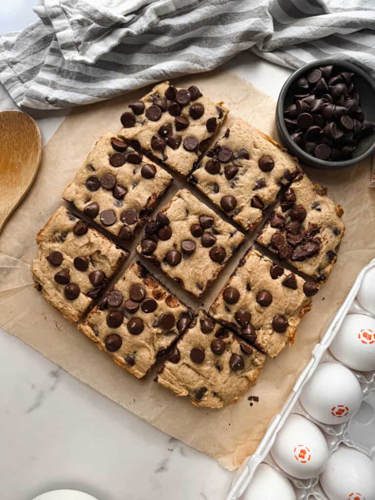 gluten free cookie bars, gluten free chocolate chip cookie bars, chocolate chip cookie bars, chocolate chip cookie cake bars