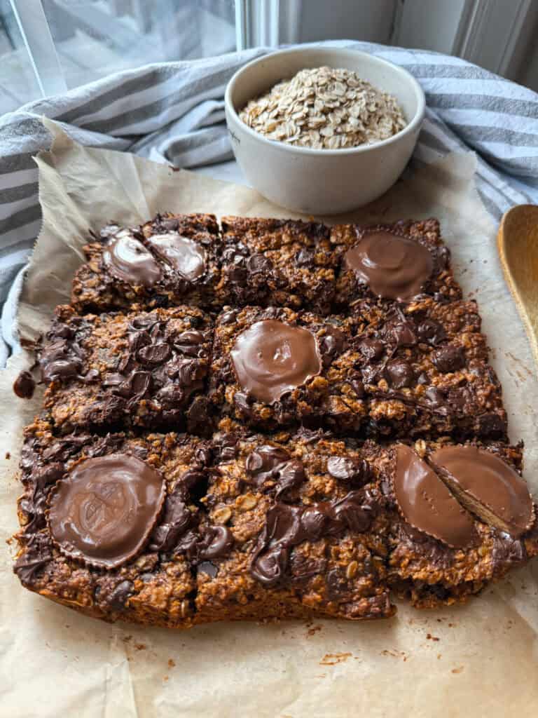 peanut butter oatmeal bars, gluten free oatmeal bars