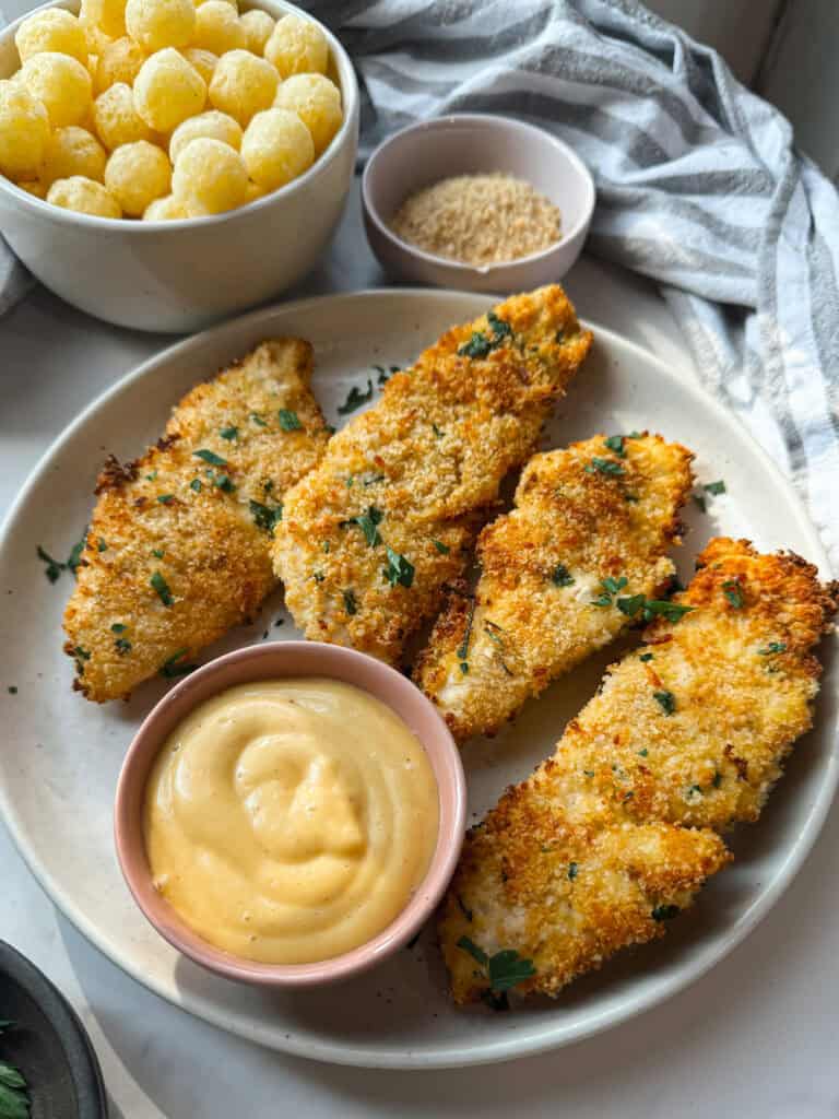 gluten free chicken tenders, gluten free chicken fingers, air fryer chicken tenders