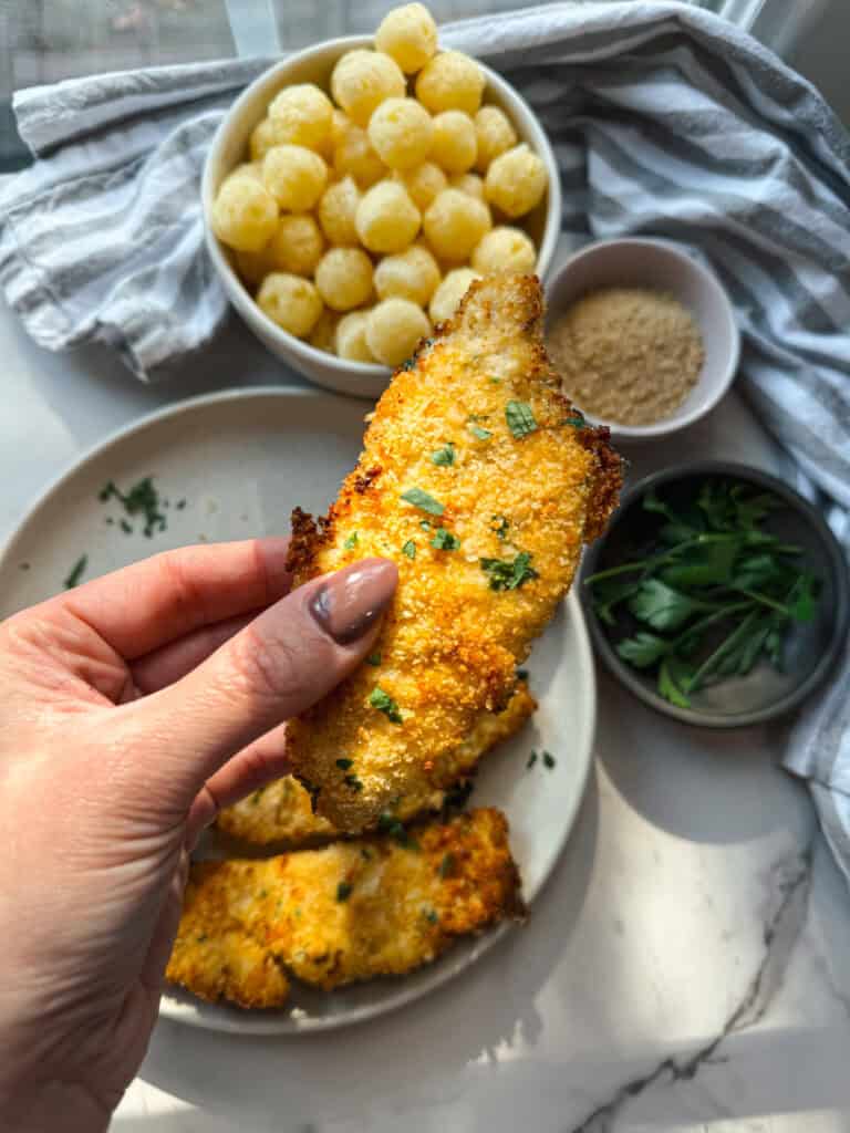 gluten free chicken tenders, gluten free chicken fingers, air fryer chicken tenders