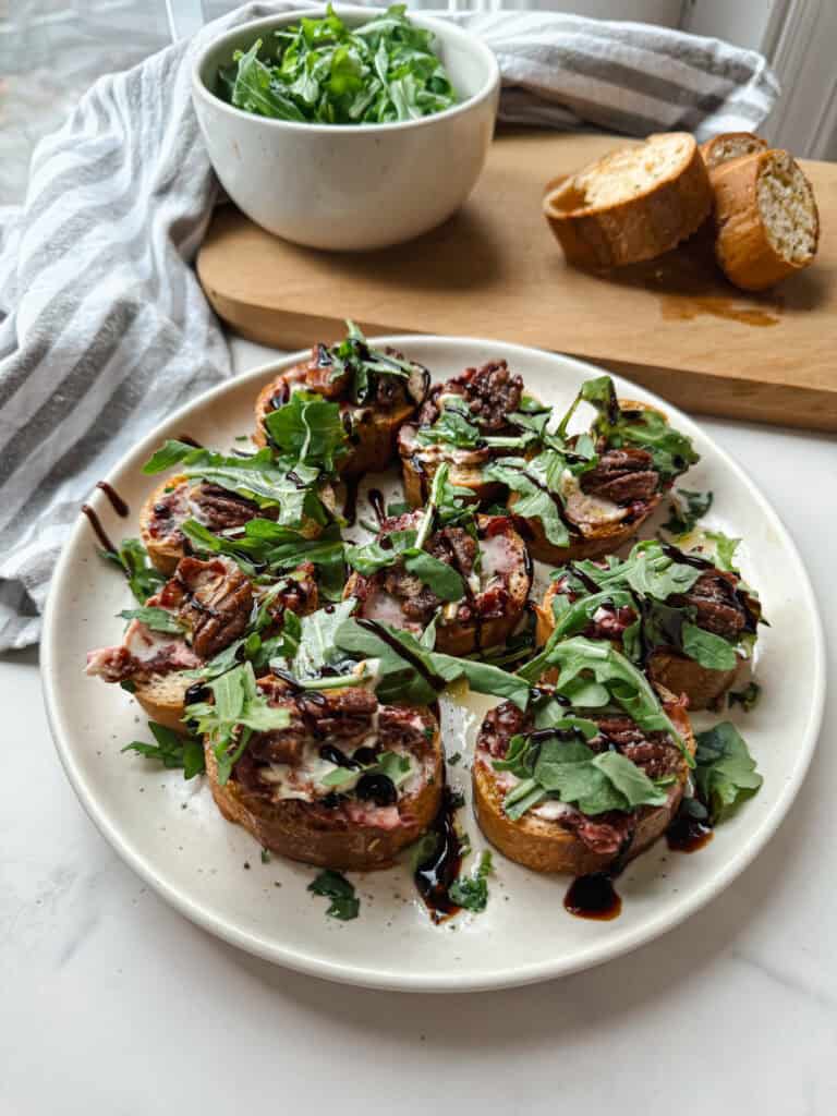 Goat Cheese Crostini Recipe (gluten free)