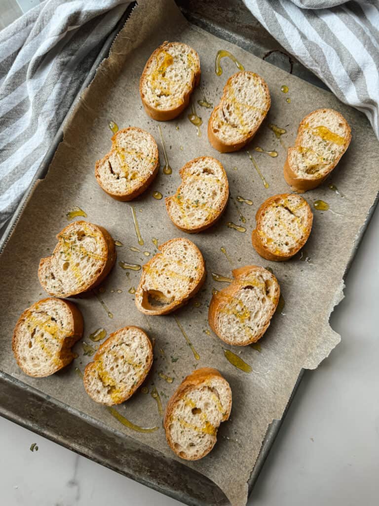 Goat Cheese Crostini Recipe (gluten free)