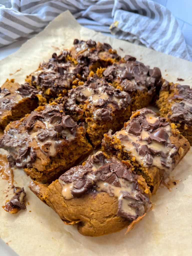 Pumpkin Blondies, gluten free pumpkin blondies, pumpkin squares