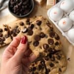 chocolate chip cookie cake bars