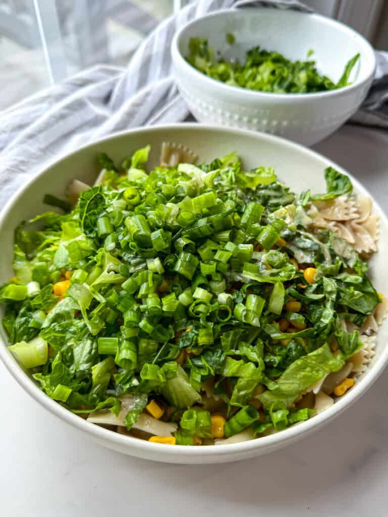 mexican street corn pasta salad, gluten free pasta salad