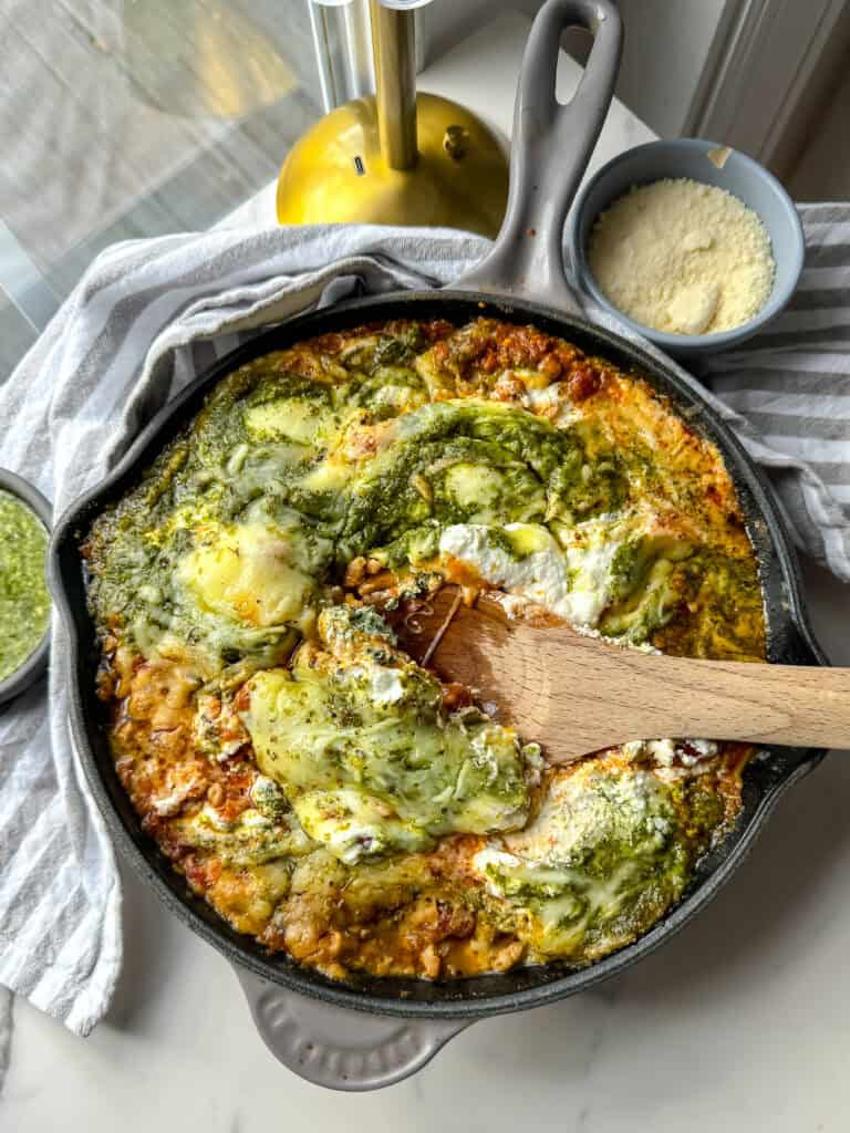 ravioli casserole, gluten free pasta bake