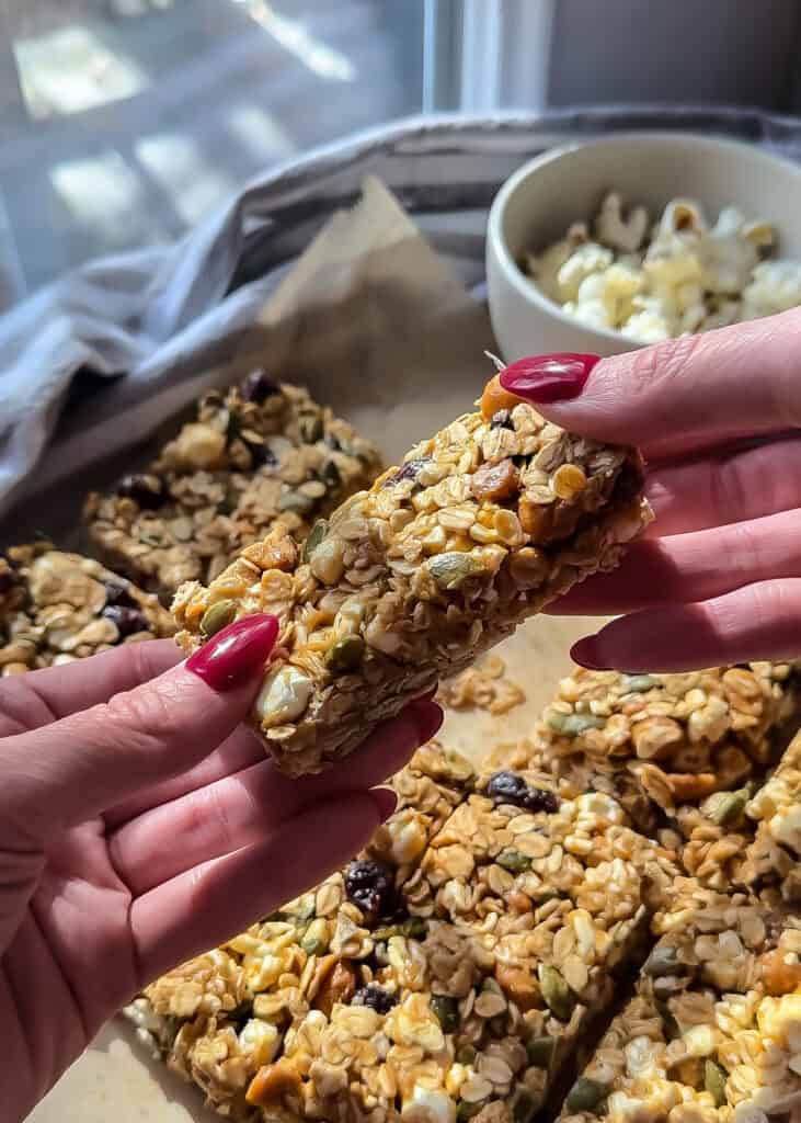 homemade vegan granola bars, homemade granola bars, gluten free granola bars