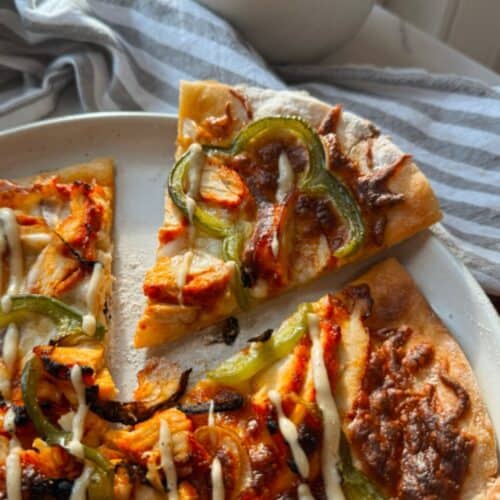 Chicken Tandoori Pizza (Gluten Free)