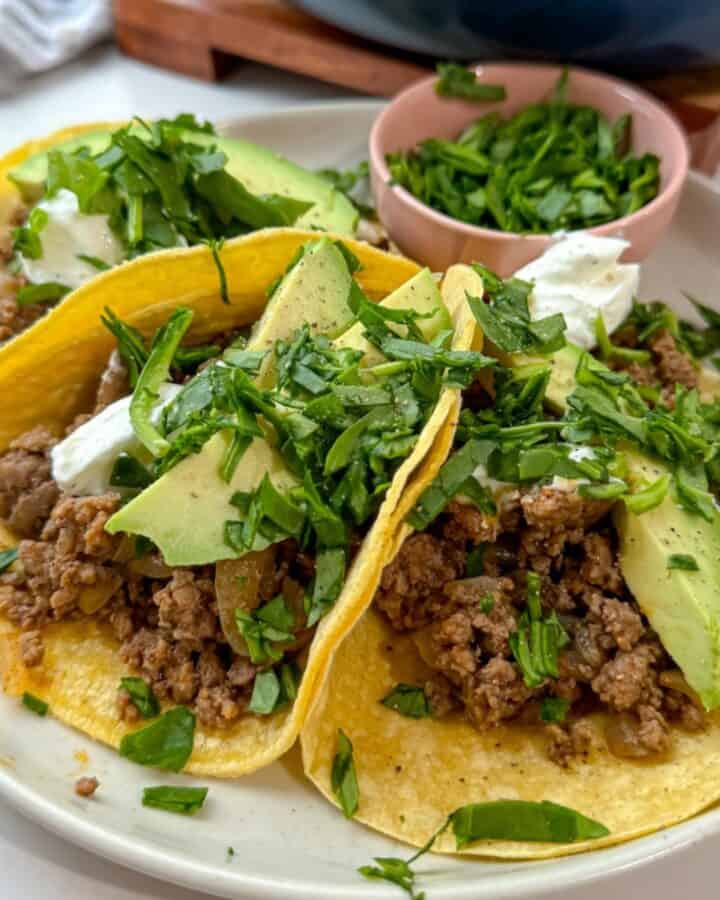 Ground beef Gluten Free Tacos