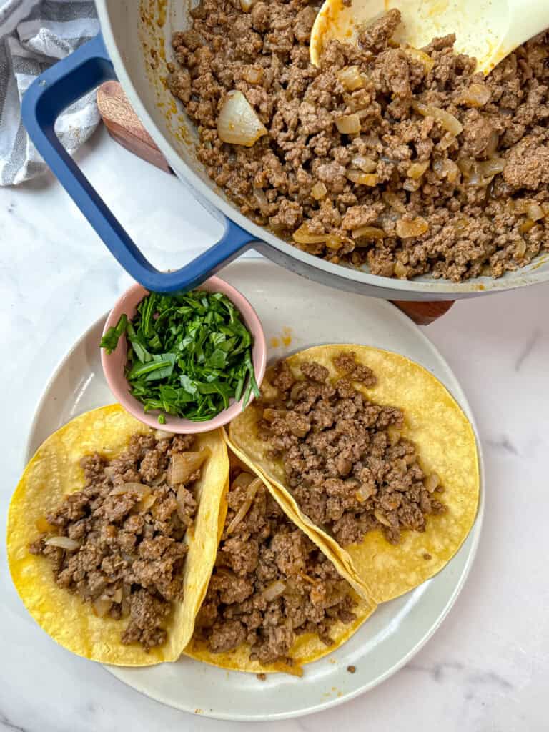 Ground beef Gluten Free Tacos 