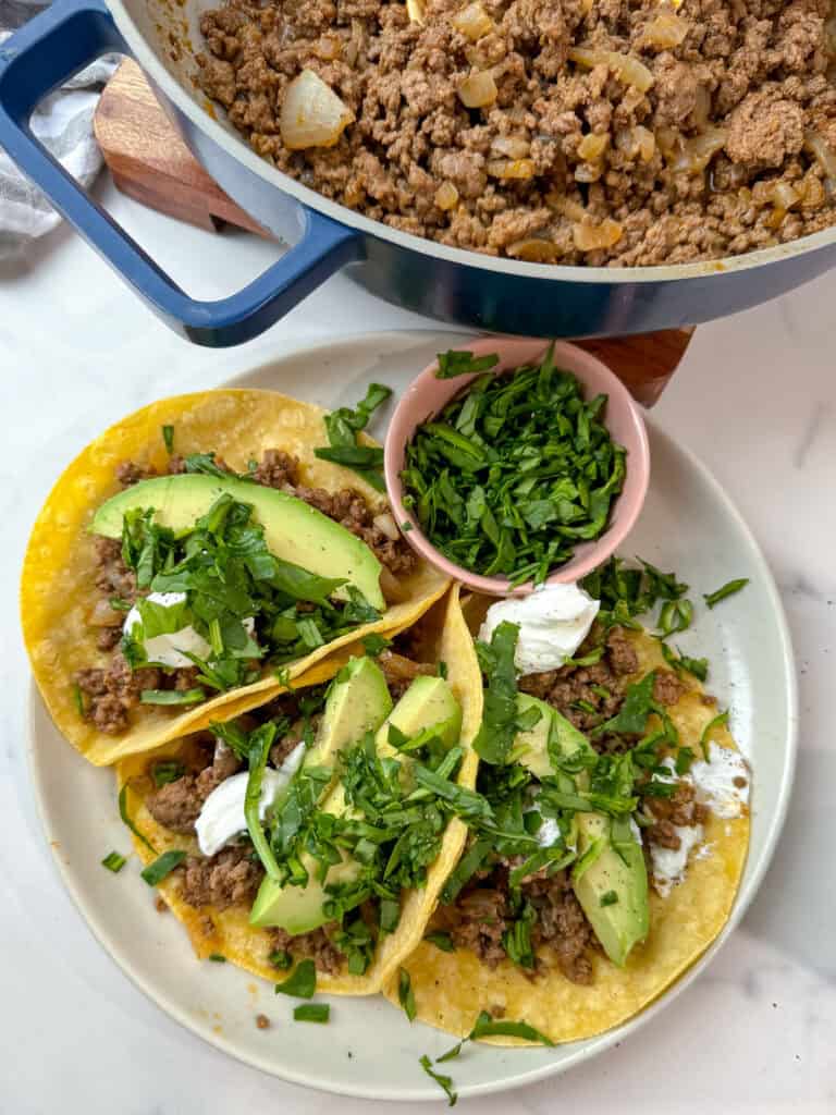 Ground beef Gluten Free Tacos 