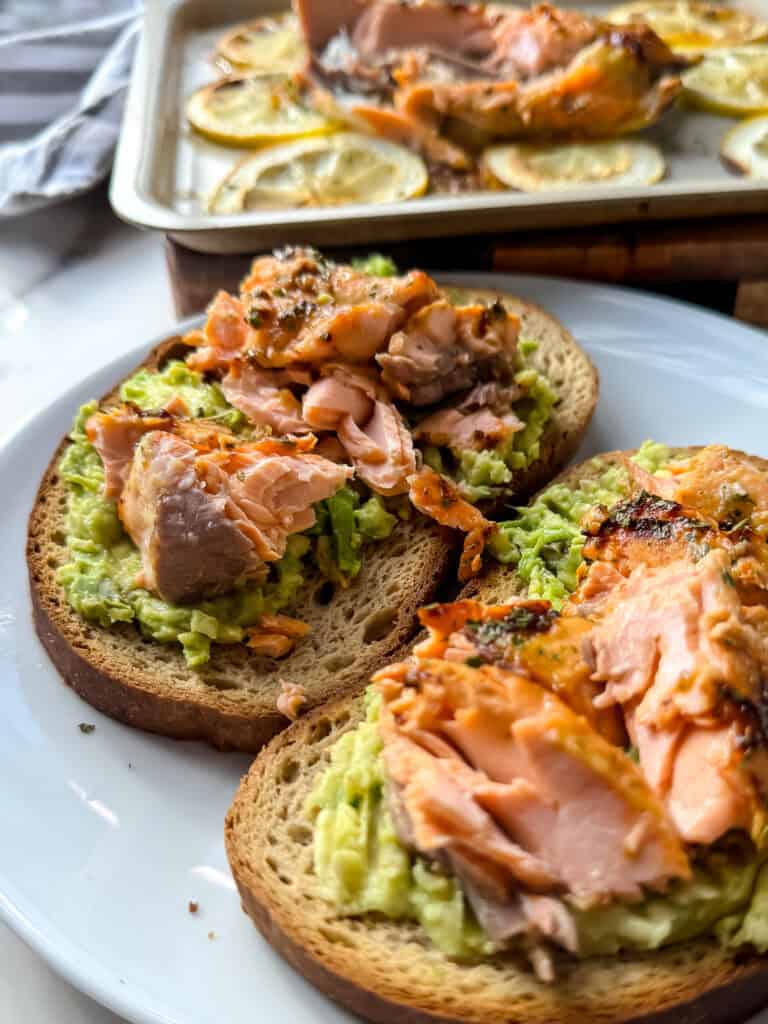 salmon avocado toast, gluten free avocado toast