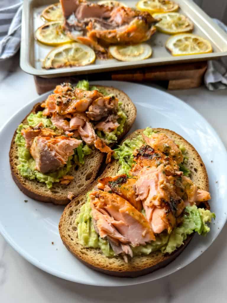 salmon avocado toast, gluten free avocado toast