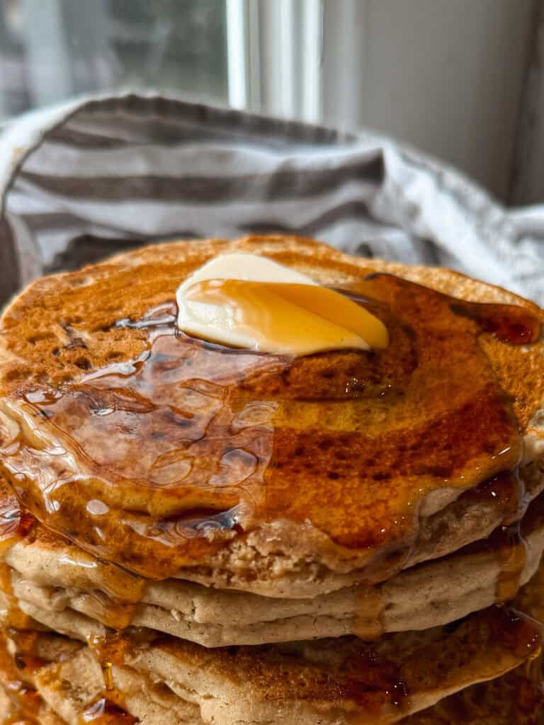 Cinnamon Roll Pancakes (Gluten Free)