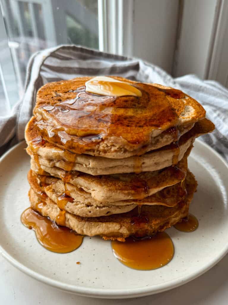 Cinnamon Roll Pancakes (Gluten Free)