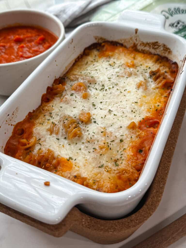 gluten free baked pasta (no boil)