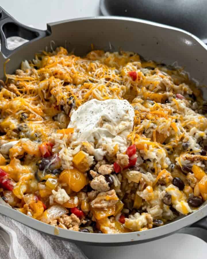 Turkey Taco Skillet Recipe (gluten free)