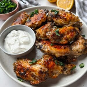 Dry rub chicken wings