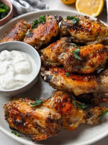 Dry rub chicken wings