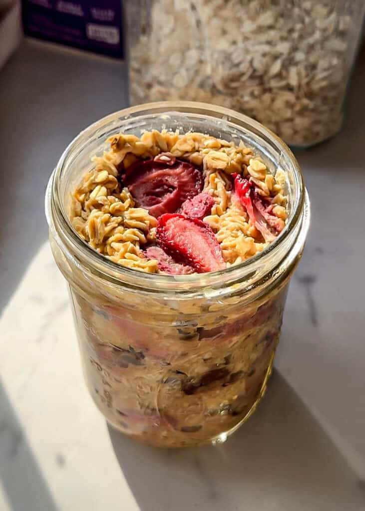 Vegan Protein Overnight Oats (Gluten free)