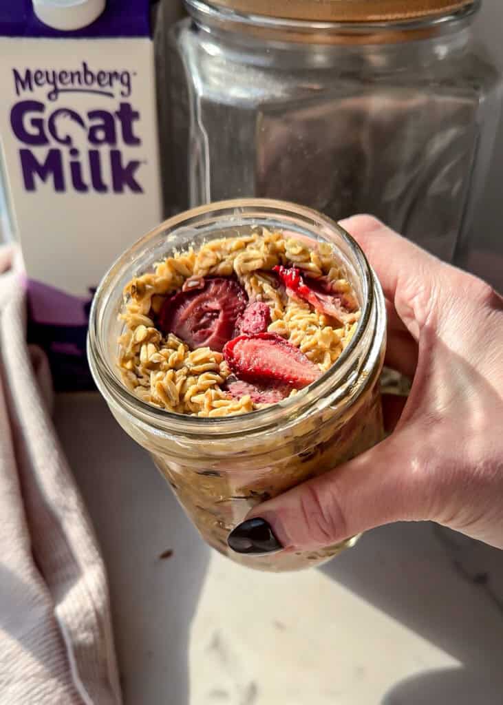 Vegan Protein Overnight Oats (Gluten free)