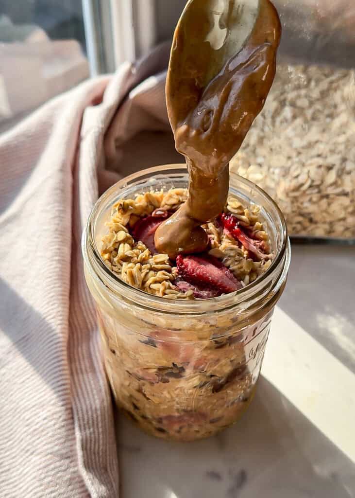 Vegan Protein Overnight Oats (Gluten free)