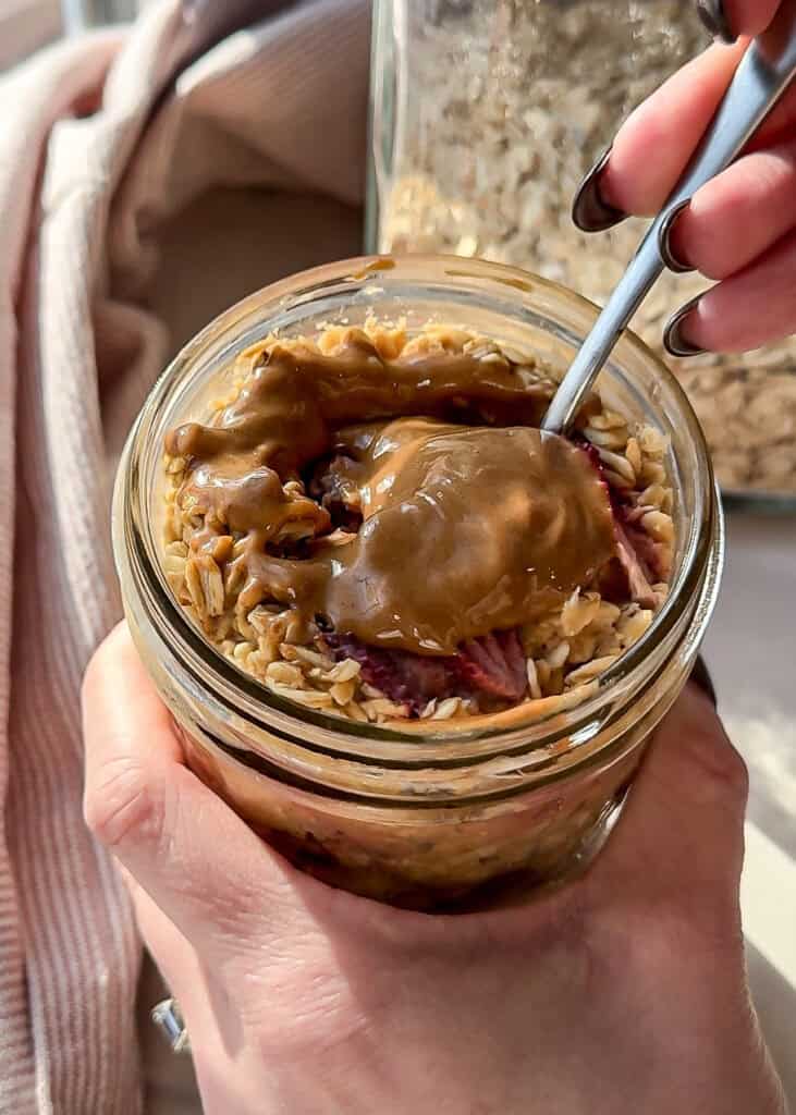 Vegan Protein Overnight Oats (Gluten free)