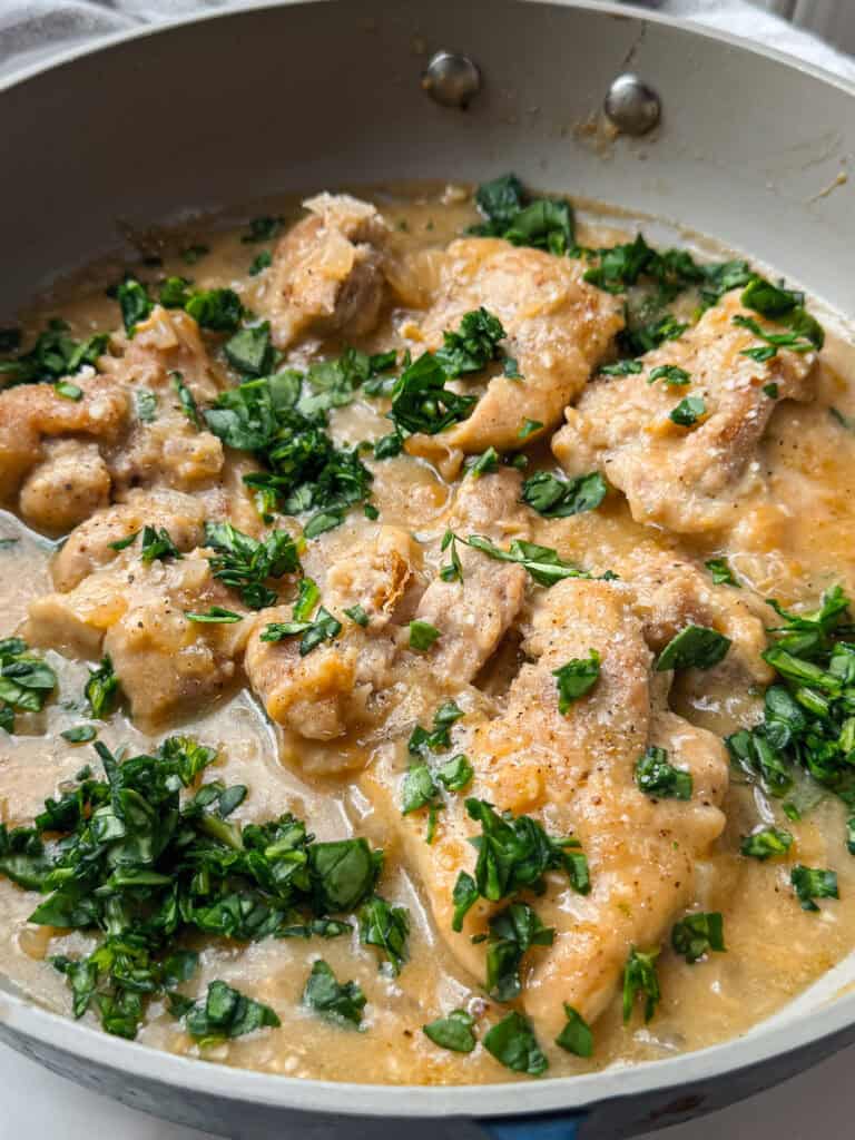 Creamy Chicken Thighs Recipe (Gluten free)