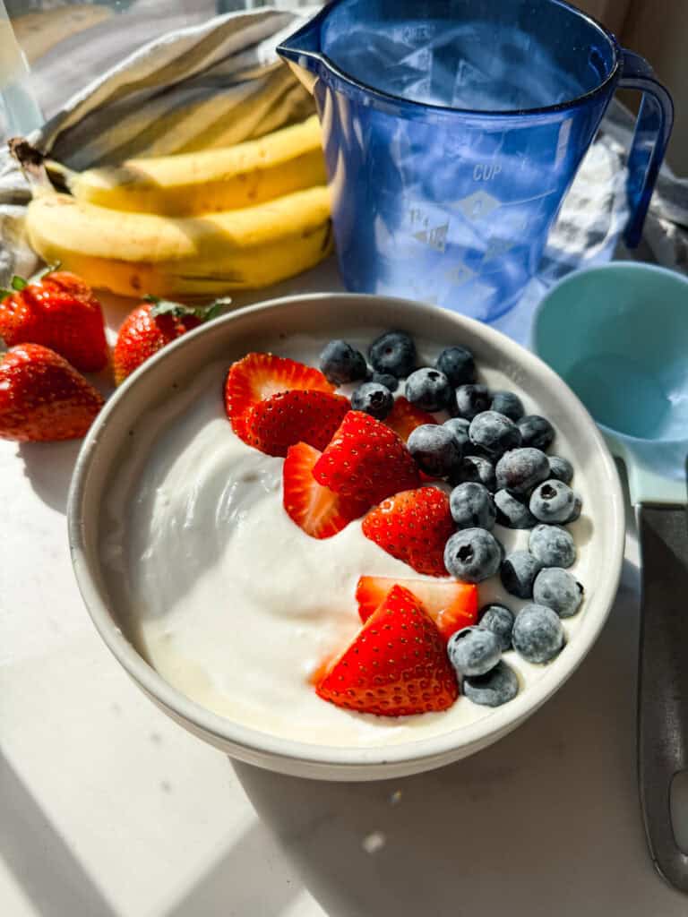 blueberry smoothie bowl