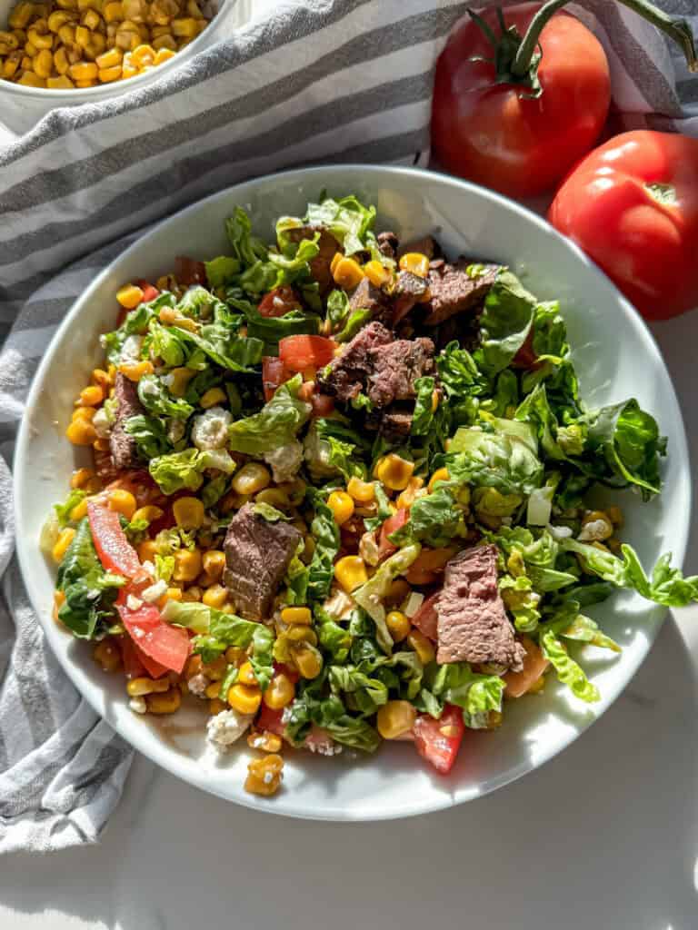 Gluten Free Salad with Steak