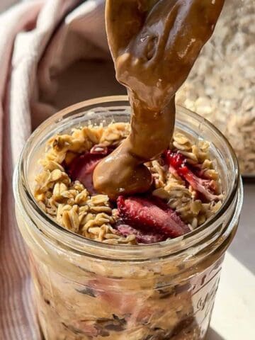 Vegan Protein Overnight Oats (Gluten free)