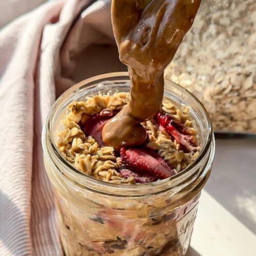 Vegan Protein Overnight Oats (Gluten free)