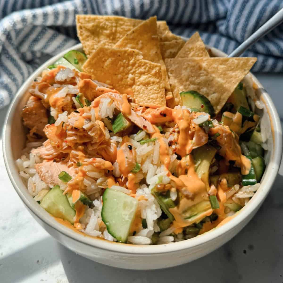 Salmon Poke Bowl Recipe (Gluten Free)