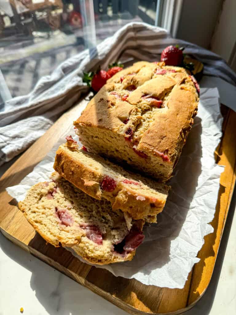Strawberry Loaf Cake (Gluten Free)