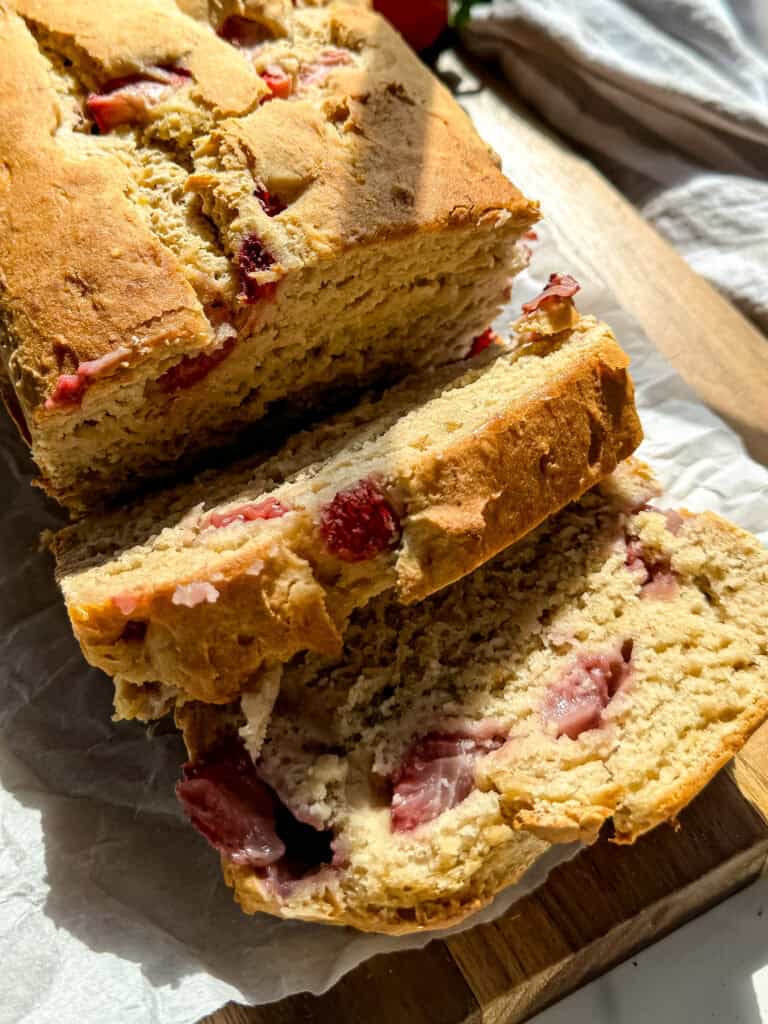 Strawberry Loaf Cake (Gluten Free)
