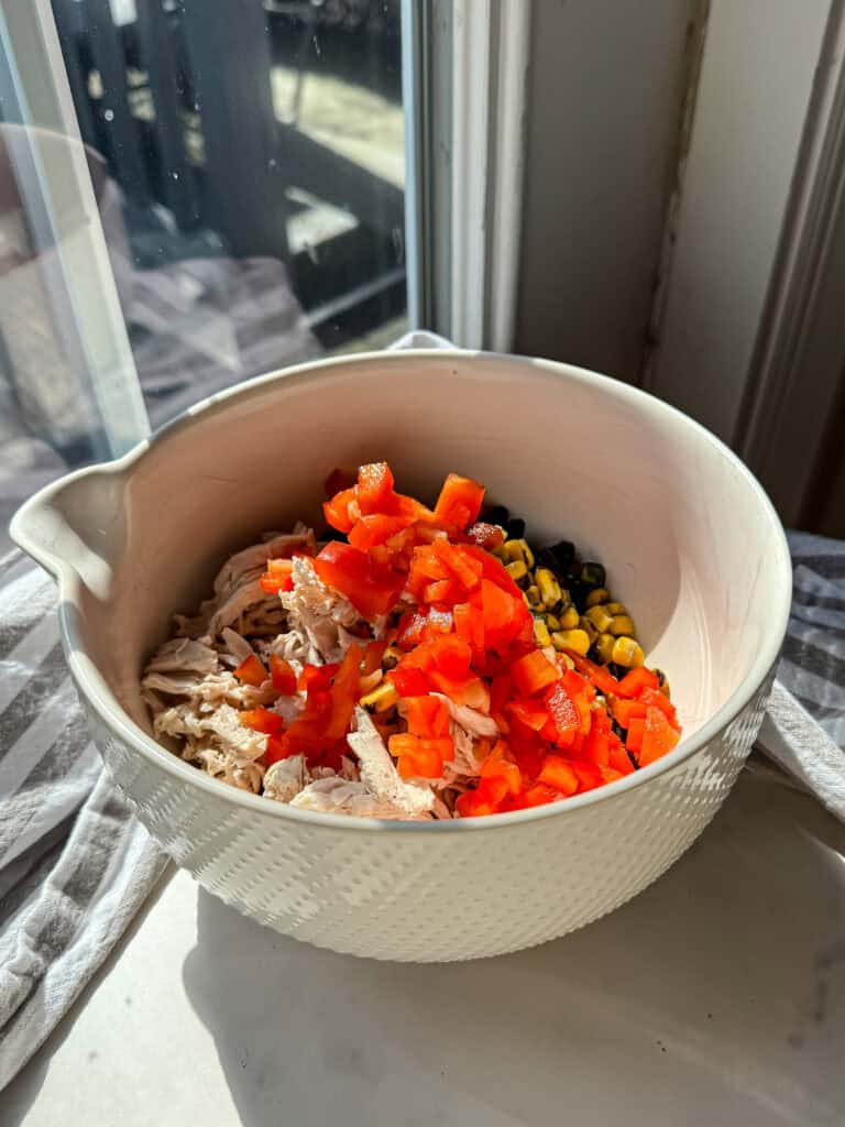 Spicy chicken salad