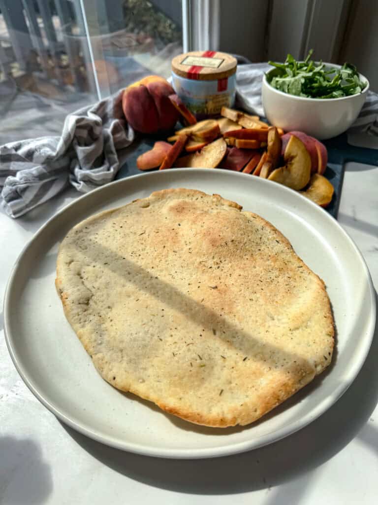 burrata pizza (gluten free)