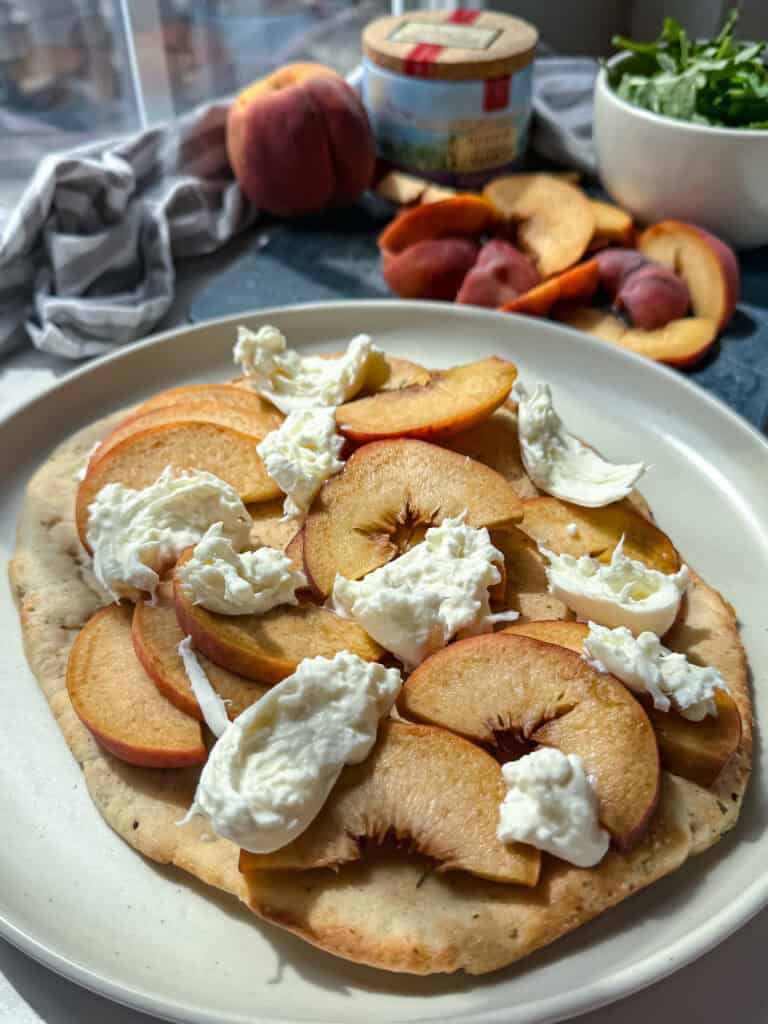 burrata pizza (gluten free)